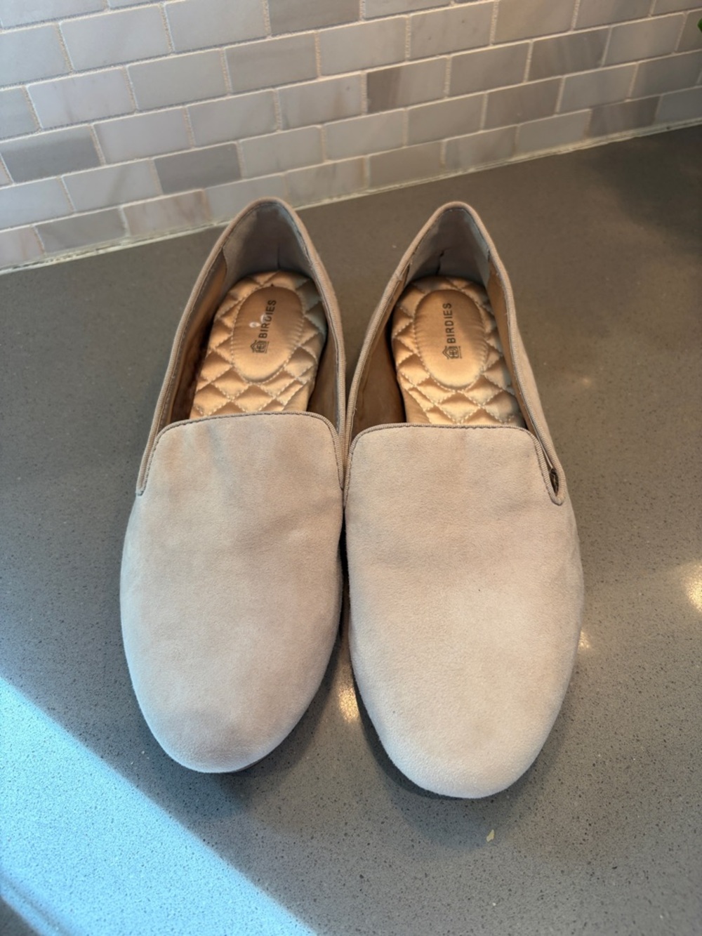 Birdies Starling Suede Women’s Slip-On Loafer in Latte size 7.5 - Picture 5 of 9